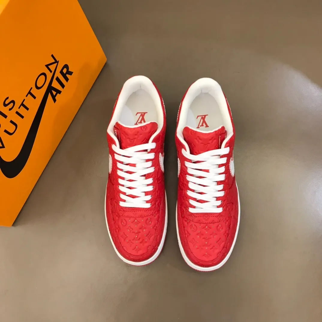 Men's shoes💰p440 "*oui* Vuitto*" x OFF-WHITE x Nike three-party collaboration! Trendy and cool men's casual sports shoes with unrivaled color matching. The design idea basically continues the style of THE TEN. The Swoosh line and tongue label have a very familiar visual effect and are both fashionable and trendy! A must-have for fashionistas! The effect on your feet is absolutely stunning! Size: 38-45